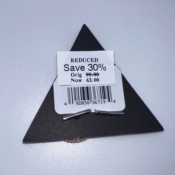 Luv AJ Cubic Zirconia Pave Amalfi Ring In Gold-Tone Size 7 New - Picture 6 of 7